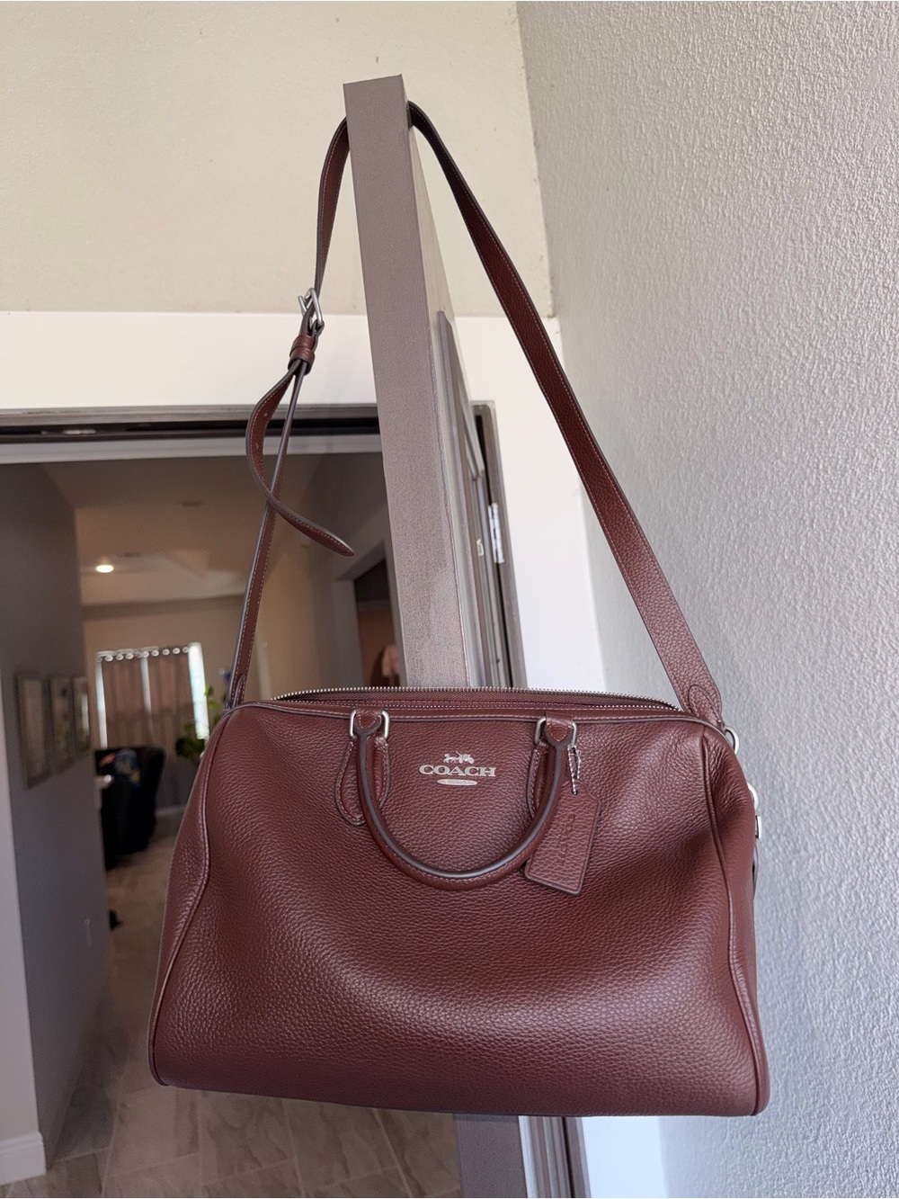 Coach Rowan Large Satchel Maple